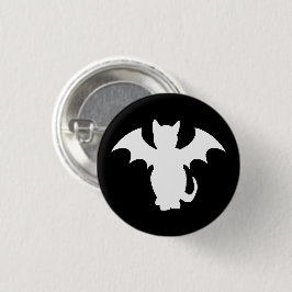 GOTHIC BAT CAT-BUTTON BUTTON