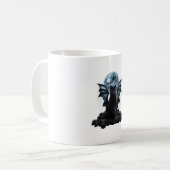 Gothic Bat Cat Shirt Vampire Funny Gifts Katzen Li Kaffeetasse (Vorderseite Links)