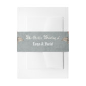 Gothic Bat Wedding Invitation Bly Band (Vorderseite Beispiel)