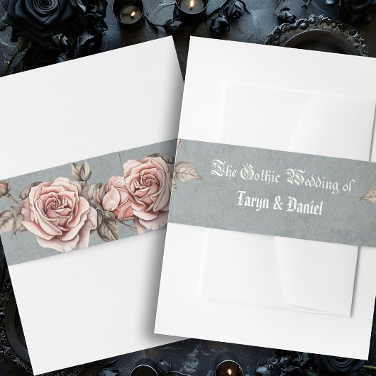 Gothic Bat Wedding Invitation Bly Band
