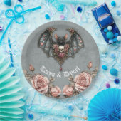 Gothic Bat Wedding Pappteller (Party)