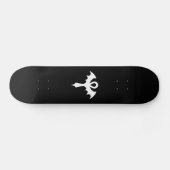 Gothic Bat Wing Ankh Skateboard (Horizontal)
