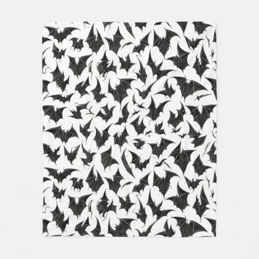 Gothic Bats Fleecedecke (Vorderseite)