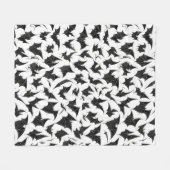 Gothic Bats Fleecedecke (Vorderseite (Horizontal))
