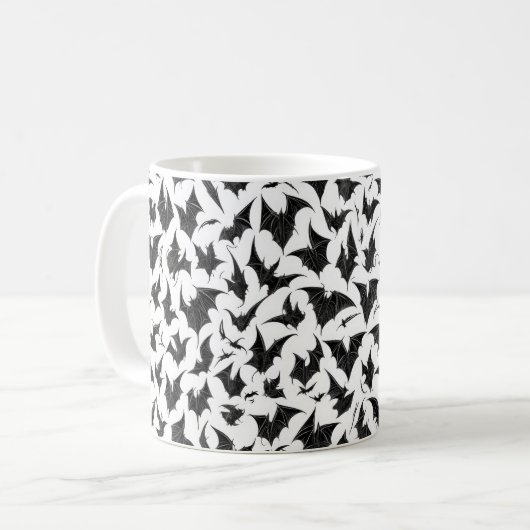 Gothic Bats Kaffeetasse (Vorderseite Links)