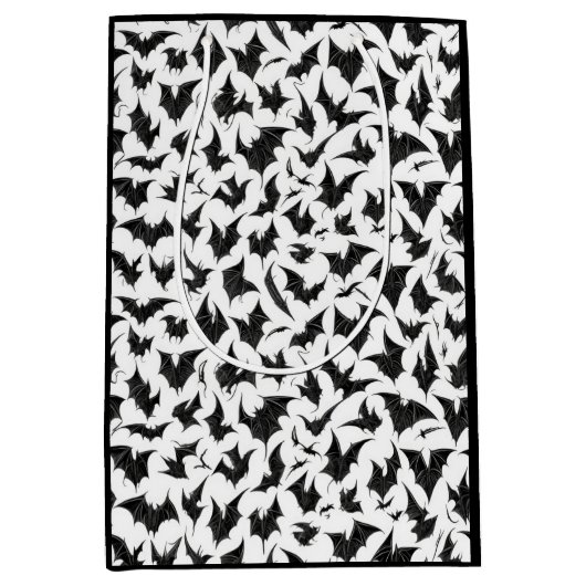 Gothic Bats Mittlere Geschenktüte (Vorderseite)