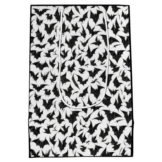 Gothic Bats Mittlere Geschenktüte (Rückseite)