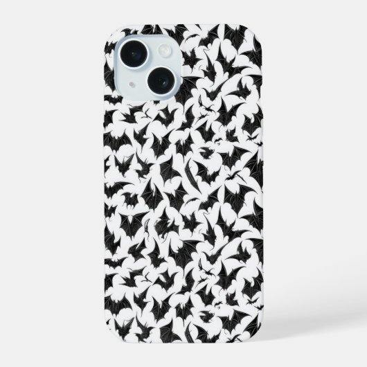 Gothic Bats Phone Case iPhone 15 Hülle (Rückseite)