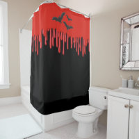 Gothic Bats & Red Dripping Blood Halloween-Party