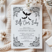 Gothic Batty Baby Shower Einladung