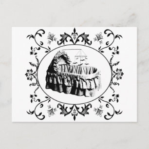 Gothic Batty Bassinet Postkarte