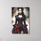 Gothic Beauty Leinwanddruck (Vorderseite)