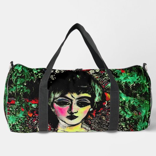 Gothic Beauty Portrait  Duffle Bag (Vorderseite)