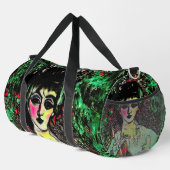 Gothic Beauty Portrait  Duffle Bag (Rechte Ecke)