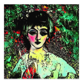 Gothic Beauty Portrait Fotodruck