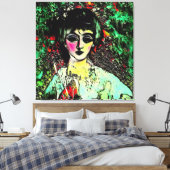 Gothic Beauty Portrait  Leinwanddruck (Insitu (Schlafzimmer))