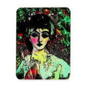 Gothic Beauty Portrait  Magnet (Vertikal)