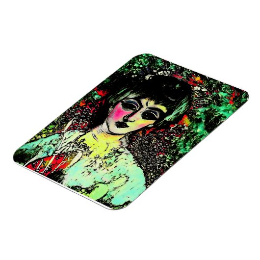 Gothic Beauty Portrait Magnet (Linke Seite)