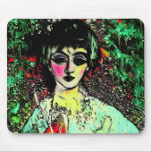 Gothic Beauty Portrait Mousepad (Vorne)