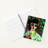 Gothic Beauty Portrait Notizblock (Innenseite)