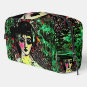 Gothic Beauty Portrait  Waschbeutel (Rechte Ecke)