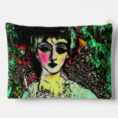 Gothic Beauty Portrait  Zubehörtasche (Rückseite)