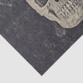 Gothic Beige Vintager Schädel Seidenpapier (Ausschnitt)