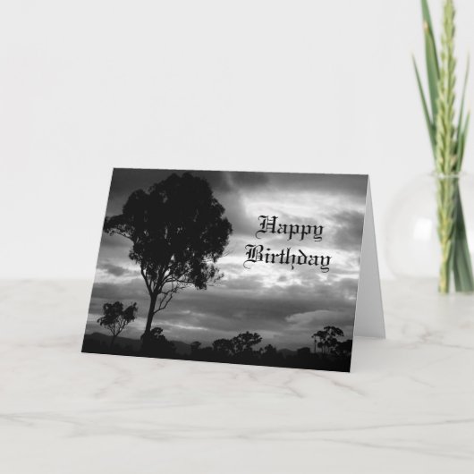 Gothic Birthday Card Karte (Vorderseite)