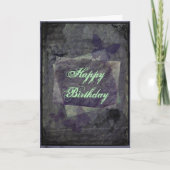 Gothic Birthday Card Karte (Vorderseite)