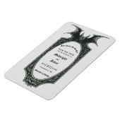 Gothic bis Tod machen uns Teil Bat Save the Date Magnet (Linke Seite)