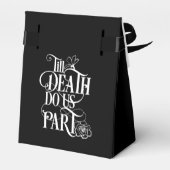 Gothic bis Tod tun uns Teilenamen Danke Black Geschenkschachtel (Rückseite)