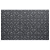 Gothic Black 3D Floral Combed Cotton Stoff (Fat Quarter (45,7 x 55,9 cm))