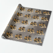 Gothic Black and Gold Hightops Geschenkpapier (Ungerollt)