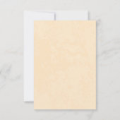 Gothic Black and Ivory Book and Blume Vielen Dank Dankeskarte (Rückseite)