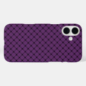 Gothic Black and Lila Pattern Case-Mate iPhone Hülle (Rückseite (Horizontal))