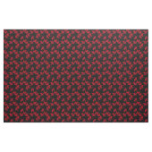 Gothic Black and Red Skulls Muster Stoff (Fat Quarter (45,7 x 55,9 cm))