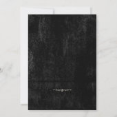 Gothic Black Barock Save The Date (Rückseite)
