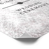 Gothic Black & Burgund Halloween Orden der Veranst Poster (Ecke)