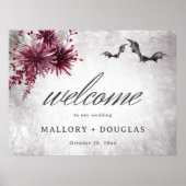 Gothic Black & Burgund Halloween Orden der Veranst Poster (Vorne)