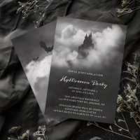 Gothic Black Castle Spooky Halloween-Party
