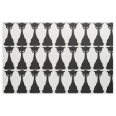 Gothic Black Cat Silhouette Stoff (Fat Quarter (45,7 x 55,9 cm))