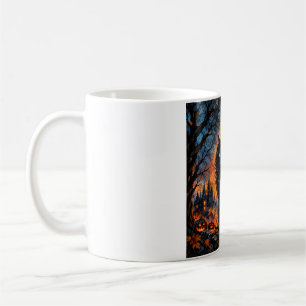 Gothic Black Cat Vollmond Halloween Tasse 🎃 Gruse