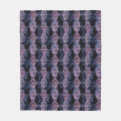 Gothic Black Cats Pattern Fleecedecke (Vorderseite)