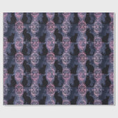 Gothic Black Cats Pattern Geschenkpapier (Flach)