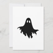 Gothic Black Crow Halloween Party  Einladung (Rückseite)