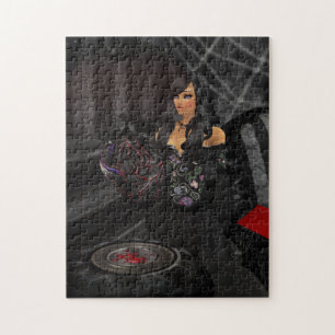 Gothic Black Heart Puzzle