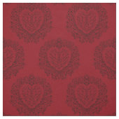 Gothic Black Heart Stoff (Muster)