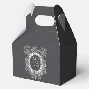 Gothic Black Hochzeitsgeschenk Geschenkschachtel