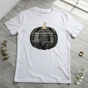 Gothic Black Little Pumpkin Baby Shower Mom-to-be  T-Shirt
