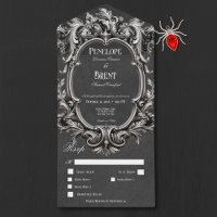 Gothic Black Moody Viktorianisch Frame Dinner